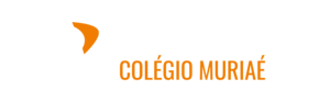 Logo Colegio Santa Marcelina Muriae - Branco e Laranja
